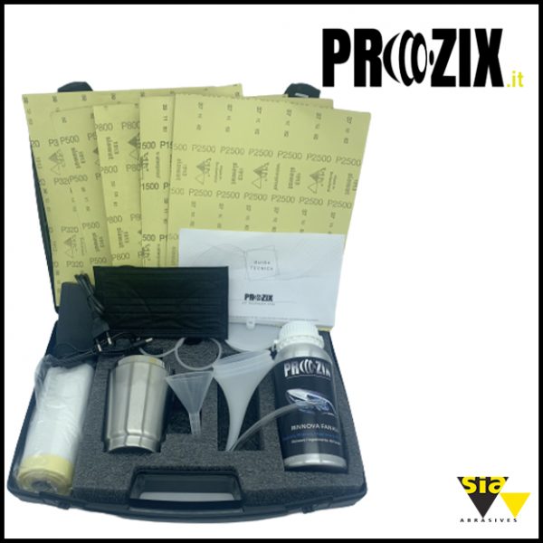 Prozix - NEWHEAD PROZIX HEADLIGHT - Kit ripristino fari e rigenarazione - Polimero liquido da 600ml. + kit Sia